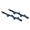 Hair Pins for women Faux Rhinestone Flower Daisy Covered Bobby Pin, Set of Two, Blue