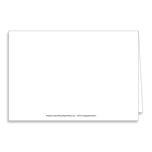 Muchas Gracias Greeting Cards with Envelopes - Simple, Blank, Black Imprint (12 Count)