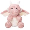 EOUOBOMO Cute Flying Dragon Plush,Soft Dinosaur Stuffed Animals Pillow,Kawaii Fire Dragon Animal Plushies Toy,Great Birthday Present for Adults and Kids,7.88",Pink