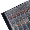 420 Pockets Coin Albums - 28x29 mm/1.1x1.1 inch Pocket Black Coin Book 10 Pages Coin Collection Holder Letter Size Coin Storage Book CS0242BK