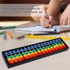 Toddmomy Abacus Soroban for Kids, Plastic Abacus Beads Chinese Calculator Abacus 17 Digits Math Learning Educational Abacus Counting Tool for Kids Adults