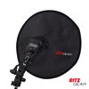 Ritz Gear Conic Dish Collapsible Flash Diffuser Softbox for Nikon, Canon, Sony, Pentax, Olympus, Panasonic Lumix, Neewer, Yongnuo Flash Speedlights with Adjustable Velcro Strap