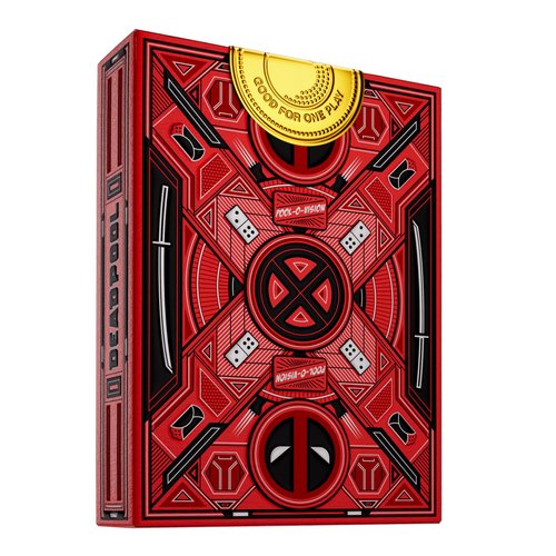 theory11 Deadpool Playing Cards, Premium Playing Cards, Poker Size Standard Index, Luxury Playing Cards