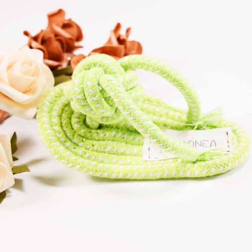 FOONEA Knotted Woven Pet Dog Toy，Puppy Molar Shoes，Eco-Friendly Cotton Rope Toys, Bite-Resistant Rope Knot Dog Toy，Medium/Small Dogs Toy，Not Suitable for Dogs with Strong Aggressive Chewing (Shoes)
