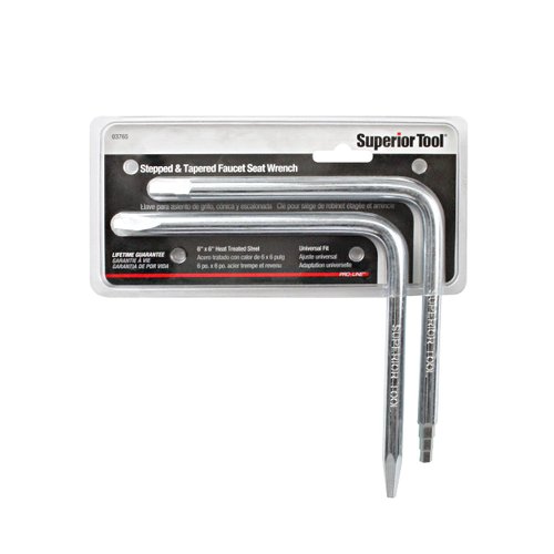 Superior Tool Universal Stepped & Tapered Faucet Seat Wrench Set One Size