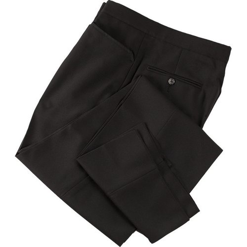 Adams USA Smitty Men's Flat Front Referee Pants (Black, 30-Inch)