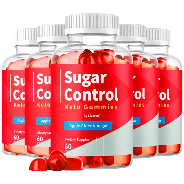 (5 Pack) SugarControl Keto Gummies - Official SugarControl Advanced Apple Cider Vinegar Gummys All Natural Supplement Support, 300 Gummies for 5 Months