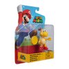 Super Mario Nintendo Action Figures Poseable Articulated 4-Inch Red Koopa Troopa Collectible Toys with Coin Accessory, Perfect for Kids & Collectors Alike! for Ages 3+