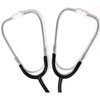 Ever Ready First Aid Dual Head Teaching Stethoscope - Nursing Student Stethoscope - Medical Training Stethoscope, Black