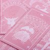 Erbacan Classic Pink Tarot Cards with Guidebook-Tarot Cards for Beginners-Learining Tarot Deck with Guidebook(Free Pouch Bag)