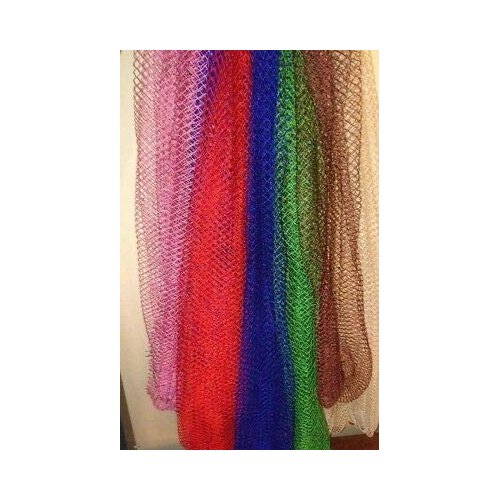 African Net Exfoliating Shower Body Scrubber/Exfoliating Back Scrubber/Skin Smoother/Great for Daily Use - Assorted Colors