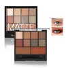 GEUUFEA 10 Colors Neutral Eyeshadow Palette, Matte and Shimmer Eye Makeup Palette, Highly Pigmented Blendable Eye Shadow Powder, Create a Glamorous Smoky Nude Makeup