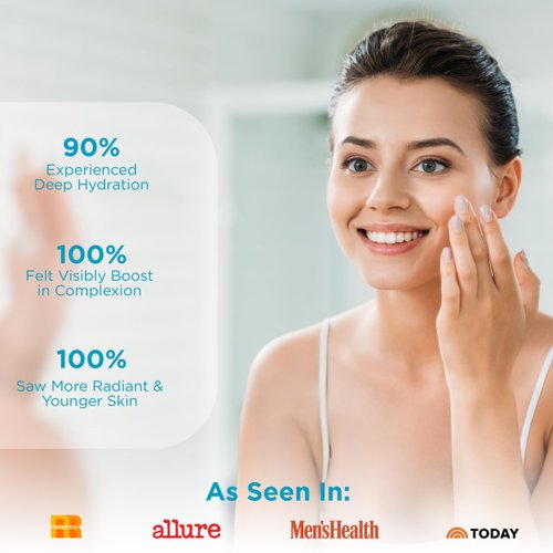 Air Repair Complexion Boosting Moisturizer with Hyaluronic Acid & Ceramide, Skin Barrier Repair Moisturizer for Dry Skin, Hydrating Face Moisturizer Reduces Aging & Wrinkles, Vegan & Cruelty Free