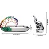 Carselage Elephant Ring Holder for Jewelry, Elephant Gifts for Women, Chakra Crystal Tree Ring Dish Earrings Box Organizer Trinket Tray, Living Room Bathroom Home Decoration, Mothers Day Mom Gifts