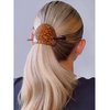 Camila Paris CP3340 French Hair Barrette with Stick, Hair Ponytail Holders, Amber, Slide Hair Pins for Buns Chignon, Strong Hold Hair Bun Clip, No Slip Hair Accessories for Women, Made in France