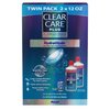 Clear Care Plus Cleaning Solution with Lens Case, Twin Pack, Multi, 12 Oz, Pack of 2