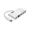 Tripp Lite 3-Port USB-C hub w/GbE, USB-C Charging USB Type C USB 3.1 Hub