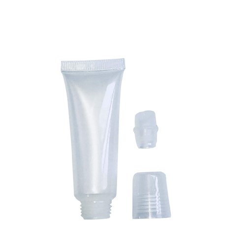 esowemsn 24pcs 8ml Refillable Clear Empty Lip Gloss Balm Containers Soft Tubes Balm Lip Gloss Bottle Cosmetic Containers Makeup Accessories (24)