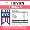 Viteyes Omega-3 Vision Health Supplement, EPA & DHA Rich Dietary Supplement, 90 Softgels