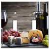Art Plates 2 Gang Toggle Decorative Metal Wall Plate - Red Wine and Cheese - (Made in USA)