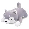 22'' Husky Stuffed Animal Plush Pillow, Huskies Anime Body Pillow, Kawaii Stuff Animal PlushToy, Big Plushie Stuffed Dog Anime Plush Throw Pillow Gifts for Boys Girls