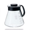 Hario V60 Glass Range Coffee Server, 800ml, Black