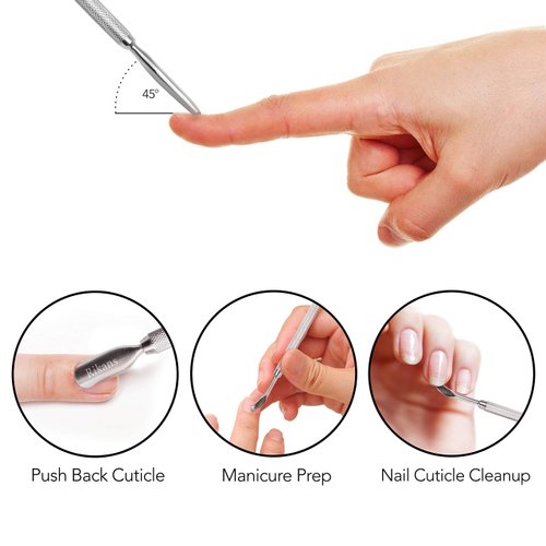 Cuticle Pusher Nail Art & Uv Gel Nail Polish Remover Tool for Fingernail Polish Manicure pedicure cuticle trimmer. (Nail Cuticle Cleaner)