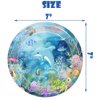 80 Pcs Under The Sea Party Supplies Ocean Disposable Paper Plates Napkins Forks Dinnerware for Underwater World Sea Life Theme Baby Shower 1st 2nd 3rd 4th Birthday Party Decorations