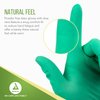 Dynarex Aloetex Latex Aloe Disposable Exam Gloves, Powder Free, Aloe Vera Gloves for Dry Hands, Used in Healthcare, Cleaning, Food Service, Green Latex Gloves, Extra-Small, 1 Box of 100 Gloves