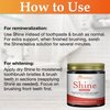 OraWellness Shine Remineralizing Tooth Powder with Hydroxyapatite, Natural Teeth Whitening Powder, Tooth Stain Remover and Polisher, Cinnamon