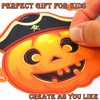 Aowplc 32 Sheets Halloween Stickers for Kids Make a Face Halloween Characters Stickers Halloween Kids Party Favors Crafts Game Activities Supplies
