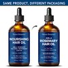 Amla Rosemary Hair Oil 4 fl Oz - Nourishing Rosemary Oil for Hair Growth - Mint, Castor, Tea Tree - Hair Growth Oil for Damaged Hair, Curly Hair, Frizzy Hair, Dry Scalp - Men, Women - Nexon Botanics