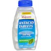 Walgreens Regular Strength Antacid/Calcium Supplement Chewable Tablets, Peppermint, 500 mg, 150 Tablets (Pack of 3 Bottles)