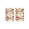 Panier des Sens - Rose Bar Soap - Moisturizing Gentle Scented Soap Bar - Natural Soap with Sweet Almond - 97% Natural Ingredients Made in France - Vegan Friendly - Body & Hand Soap Bars 2x5.3 oz