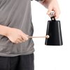Eastrock 6 inch Metal Steel Cow Bells Noise Makers Hand Percussion Cowbell with Stick for Drum Set