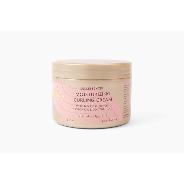 KeraCare CurlEssence Moisturizing Coconut Curling Cream - With Jamaican Black Castor Oil & Coconut Oil - For Curly Hair - SIlicone and Paraben Free - 11.25 oz