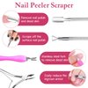 Gel Polish Remover Kit, Anezus 1045pcs Gel Nail Polish Remover Tools with Nail Clips, Nail Wipes, Cuticle Pusher and Cutter, Nail Buffer and Files for Acetone Acrylic Nail Remover