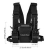 abcGoodefg Radio Chest Harness Chest Front Pack Pouch Holster Vest Rig for Two Way Radio Walkie Talkie(Rescue Essentials) (Black)