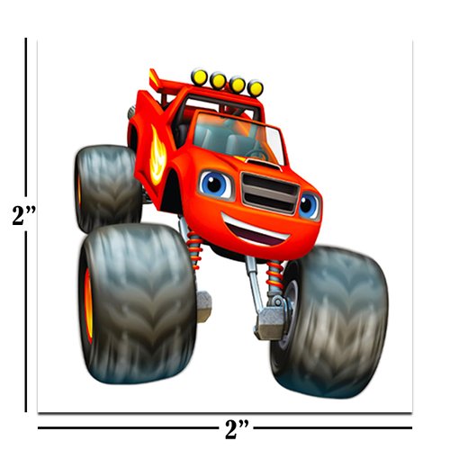 Blaze and the Monster Machines Tattoos Party Favors Bundle ~ 70+ Perforated Individual 2" x 2" Blaze Temporary Tattoos for Kids Boys Girls (Blaze Party Supplies MADE IN USA)