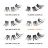 VLuxe Extended False Eyelashes Faux Mink Featherlight Reusable Artificial Eyelashes Multipack Lash Clusters