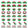 Meme Series Womaha 40 Sheets Wales Flag Temporary Tattoos for Kids Football Temporary Face Tattoos