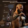 Bossman Relaxing Beard Balm - Beard Tamer, Relaxer, Thickener and Softener Cream - Beard Care Product - Made in USA (Hammer Scent)