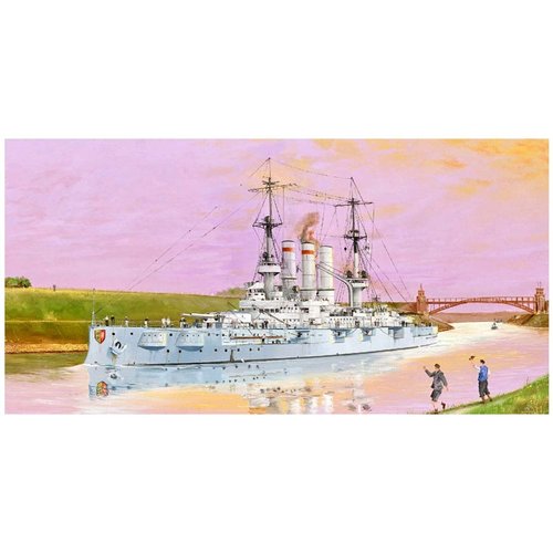 Trumpeter TRU05355 1/350 SMS Schleswig-Holstein,1908 Plastic Model kit, Various