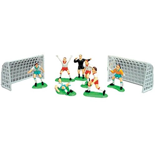 A1BakerySupplies® Cake Decorating Kit CupCake Decorating Kit (Soccer Team(7 Players 2 Goals))