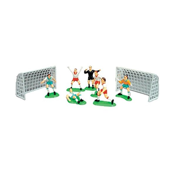 A1BakerySupplies® Cake Decorating Kit CupCake Decorating Kit (Soccer Team(7 Players 2 Goals))