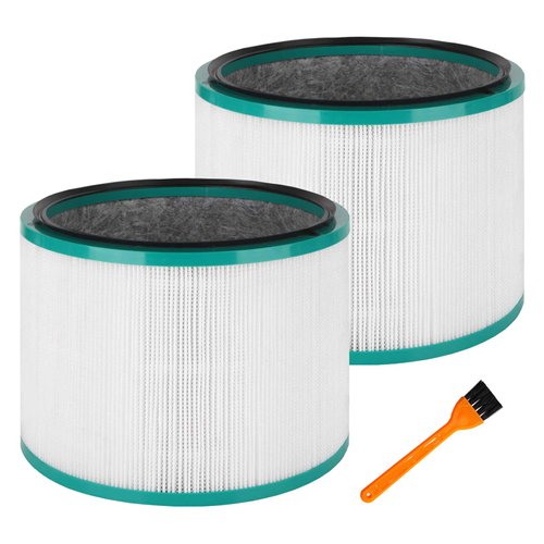 Colorfullife 2 Pack Replacement Filter for Dyson HP01, HP02, DP01, DP02 Desk Purifiers. Compare to Part # 968125-03 for Dyson Pure Cool Link Fans