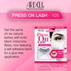 Ardell Self-Adhesive Eyelashes, Press On Lashes 105 with Soft-Flex Applicator - No Lash Glue Needed for Easy Application, Natural Look Lashes, Just Press & Go Lash Kit