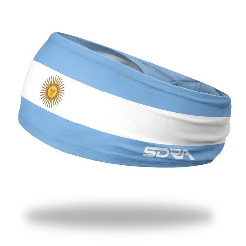 Suddora Country Flag Headbands, Wide Headbands with Venezuela National Flag, Tapered Style Boho Headbands for National Sports Events, Non-slip Fabric Sweatband for Soccer, Tennis, Workout, Costume