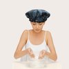 ZKLLGHE Shower Cap for Women Men Shower Hat Waterproof-Double Layer-Reusable Elastic Bath Caps for Boys Girls Hair Cap for Shower