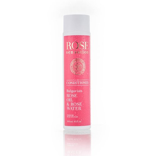 Rose Sensation Hair Conditioner with Nourishing Rose Oil – Revitalize Damaged Hair, Paraben-Free Formula